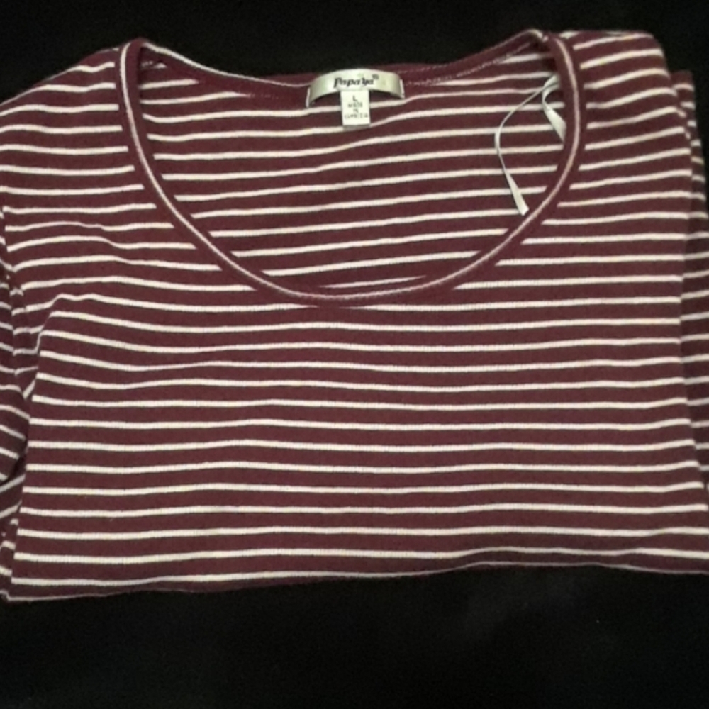 Red and White Long Sleeve